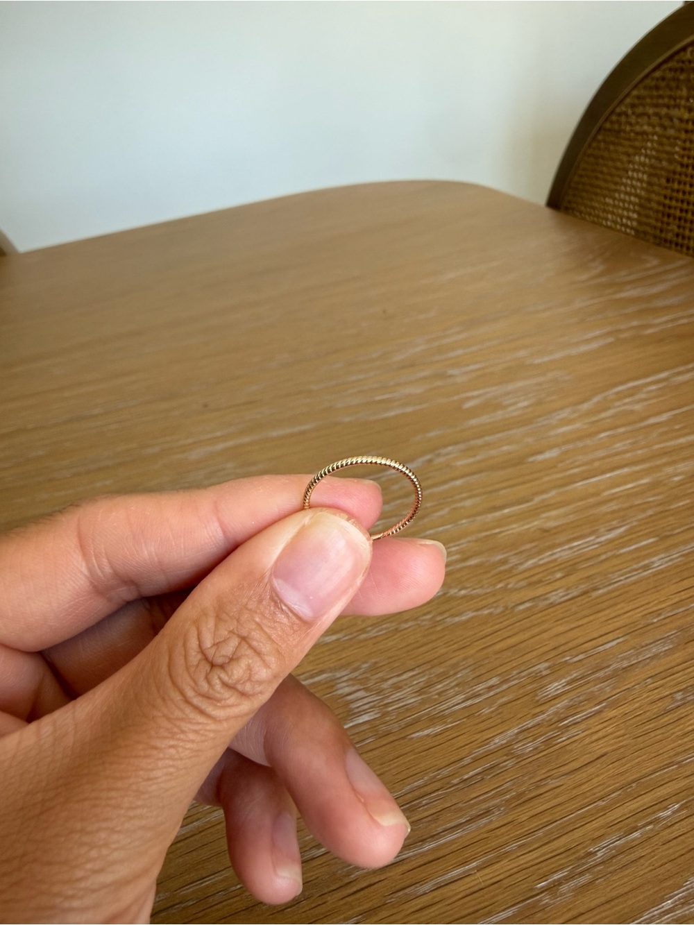 Mejuri 14K Gold Twist Ring - Picture 3 of 8